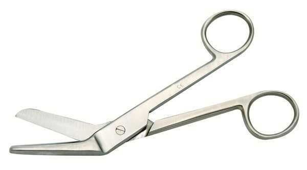 Disposable surgical episiotomy scissors 55.040 Gyneas