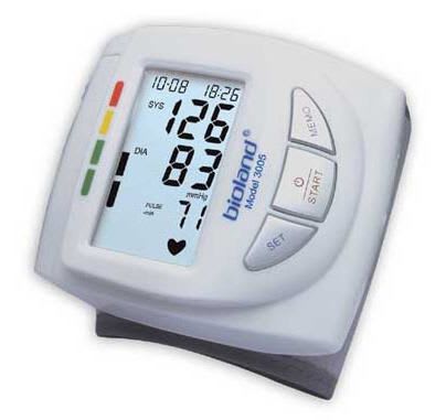 Automatic blood pressure monitor / electronic / wrist 3005 Bioland Technology