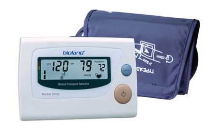 Semi-automatic blood pressure monitor / electronic / arm 2002 Bioland Technology