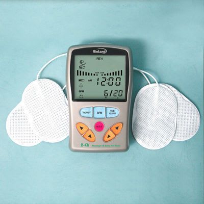 Electric massage pad (physiotherapy) / hand-held / 2-channel 602F Bioland Technology