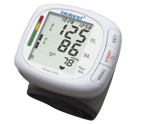 Automatic blood pressure monitor / electronic / wrist 3006 Bioland Technology