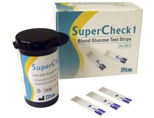 Blood glucose test strip Biotest Medical Corporation