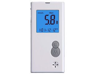 Blood glucose meter with speaking mode 20 - 600 mg/dl | Supercheck 6276, Supercheck 6277 Biotest Medical Corporation