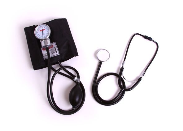 Cuff-mounted sphygmomanometer / with stethoscope 3233 SAN UP