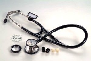 Dual-head stethoscope / cardiology / stainless steel Tytan403 Tytan Medical
