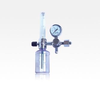 Oxygen flowmeter / variable-area / with humidifier / with pressure regulator 1 - 10 L/mn | Y001 Jiangsu Folee Medical Equipment
