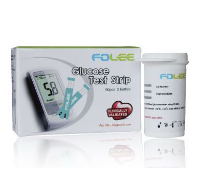 Blood glucose test strip Jiangsu Folee Medical Equipment
