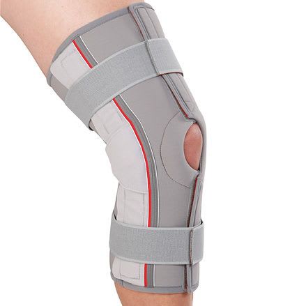 Knee orthosis (orthopedic immobilization) / open knee / with flexible stays / with patellar buttress Genu Direxa 8356N, 8353N Ottobock
