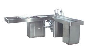 Necropsy table / with sink / with suction system / electric Shandon* LM-9 Thermo Scientific