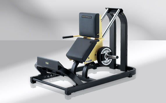 Weight training station (weight training) / squat / traditional Pure Strength Calf Technogym