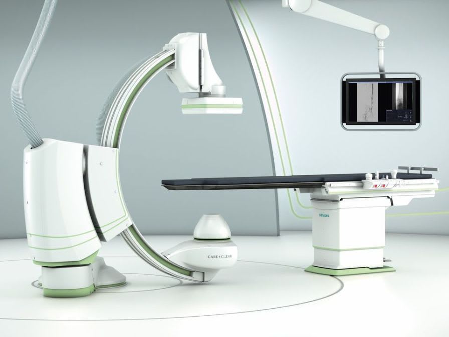 Fluoroscopy system (X-ray radiology) / for diagnostic fluoroscopy / with C-arm Artis one Siemens Healthcare