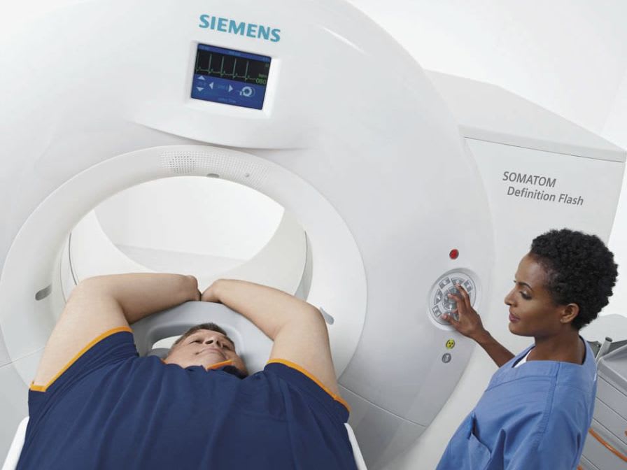 X-ray scanner (tomography) / full body tomography / wide-bore SOMATOM Definition Flash Siemens Healthcare