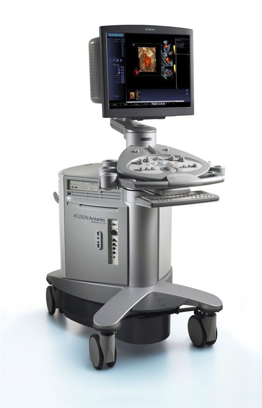 Ultrasound system / on platform / for multipurpose ultrasound imaging ACUSON Antares™ Siemens Healthcare