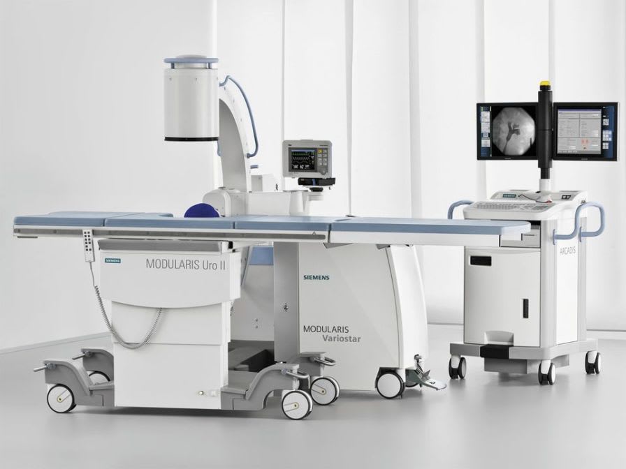 Extracorporeal lithotripter / with lithotripsy table / with C-arm Modularis Siemens Healthcare