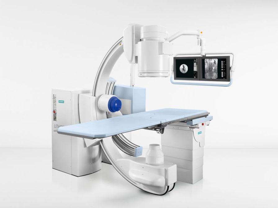 Extracorporeal lithotripter / with C-arm / with lithotripsy table Lithoskop Siemens Healthcare
