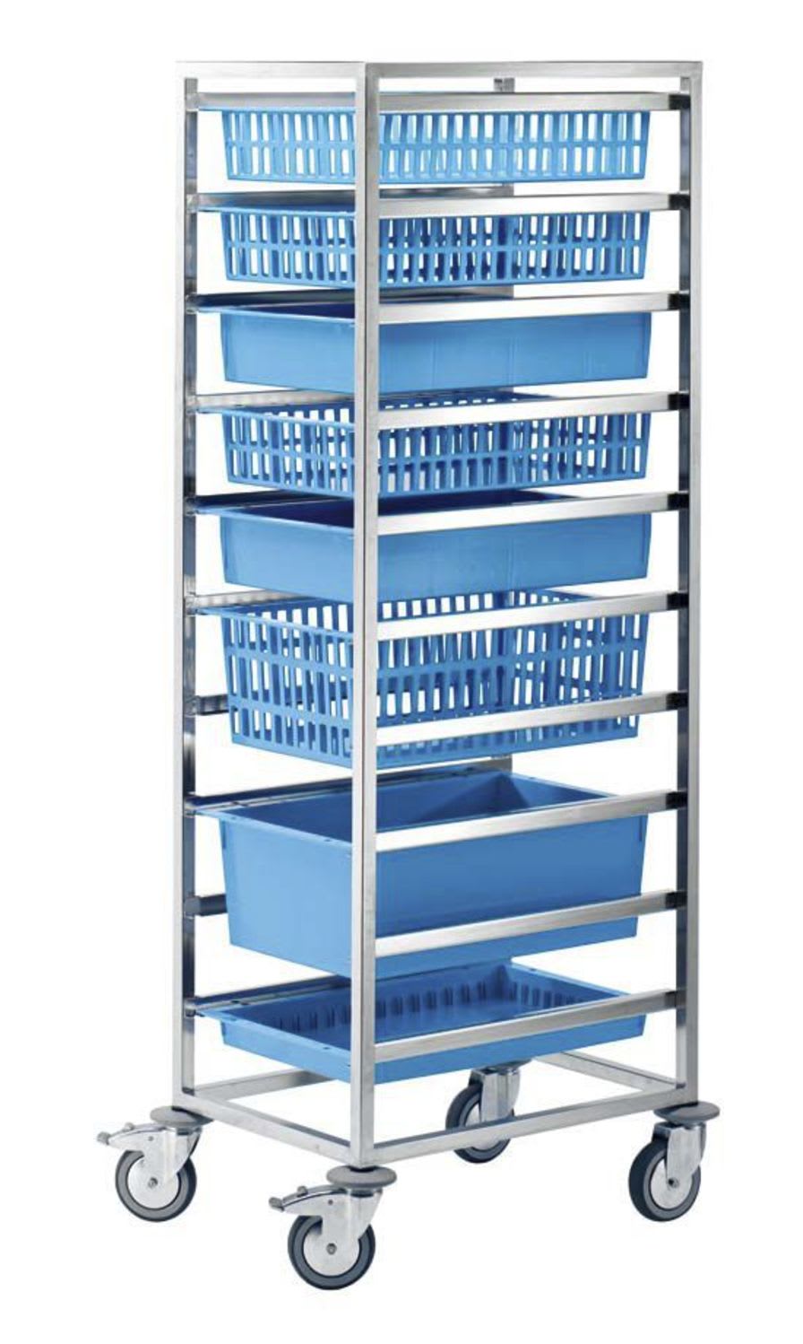 Storage trolley / with basket / open-structure 46091 ZARGES