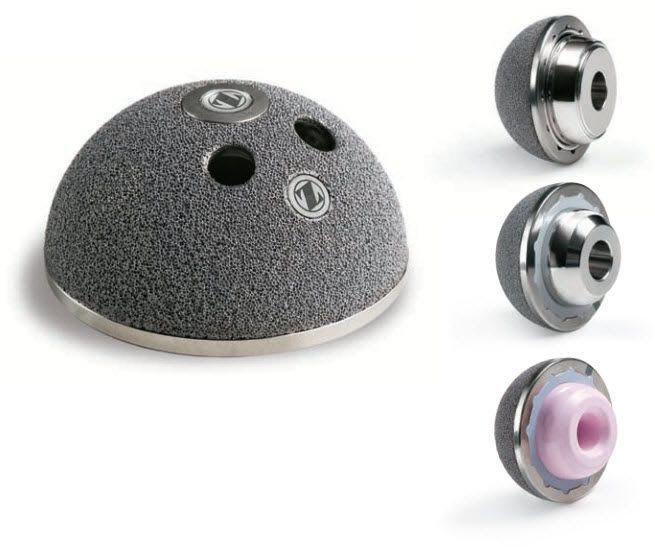 Traditional acetabular prosthesis / cementless Continuum® Zimmer