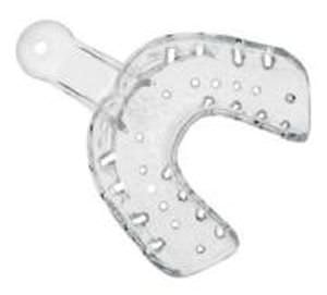 Perforated dental impression tray / for complete dentures Hi-Tray Light Clear Zhermack