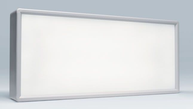 White light X-ray film viewer / 2-section 43 x 97 x 12 cm, 60 W | XBF001 Chinesport