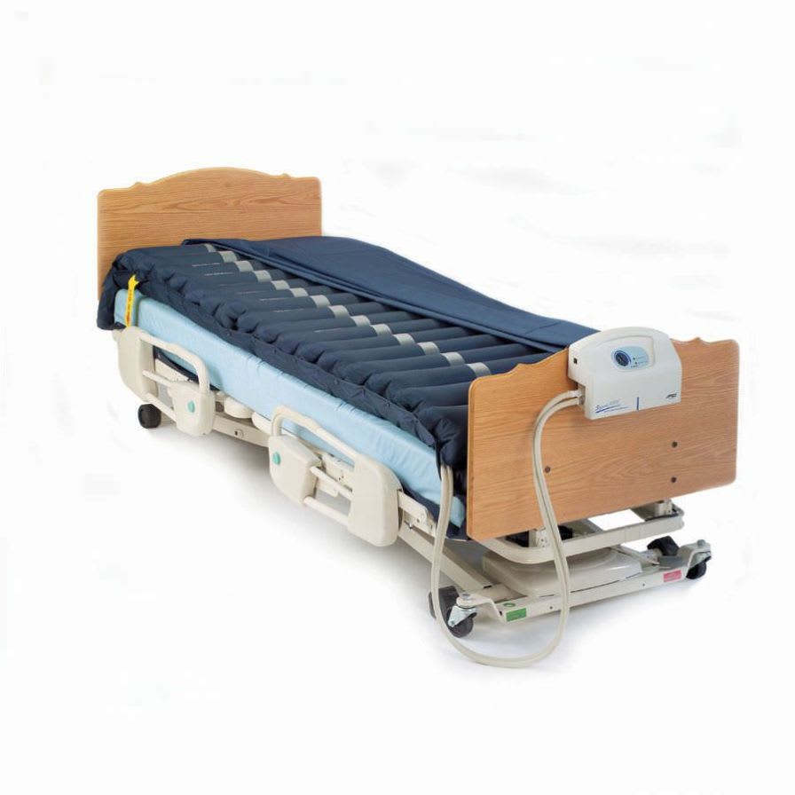 Hospital bed overlay mattress / low air loss / alternating pressure / tube Medtech 5000 Medline Industries