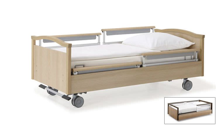 Homecare bed / electrical / on casters / height-adjustable sentida 06 wissner-bosserhoff
