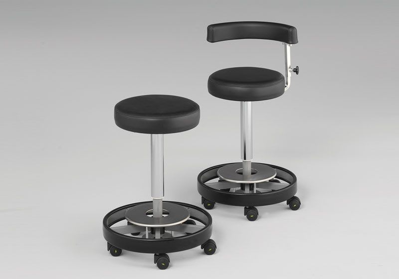 Medical stool / height-adjustable / with backrest 222.1650.0, 222.1670.0 Schmitz und Söhne