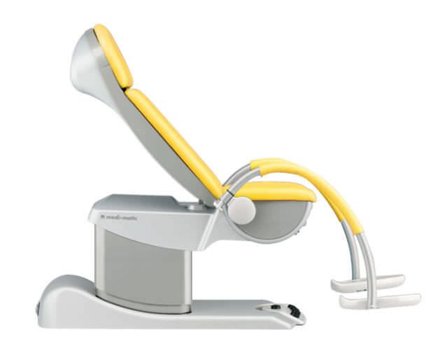 Gynecological examination chair / electrical / height-adjustable / 2-section medi-matic® 115 Schmitz und Söhne