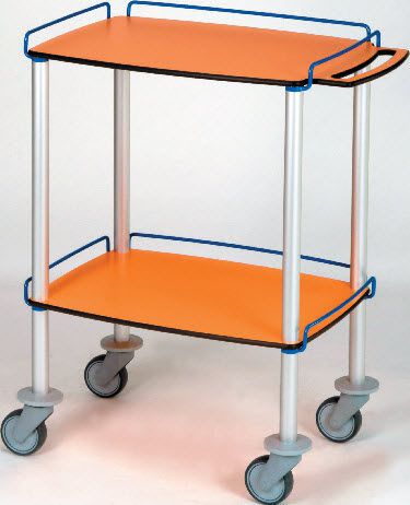 Treatment trolley / with drawer / 2-tray 302.73 VILLARD