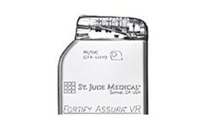 Implantable cardiac stimulator / cardioverter-defibrillator / automatic Fortify Assura™ ICD St. Jude Medical