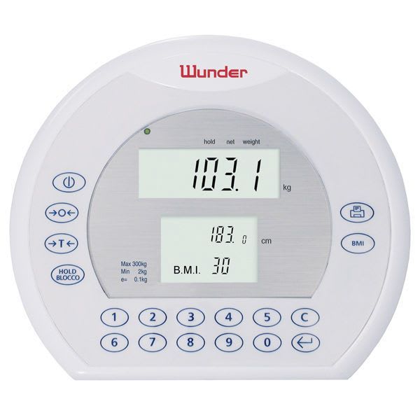 Electronic patient weighing scale / class III / with mobile display / with BMI calculation RP WUNDER