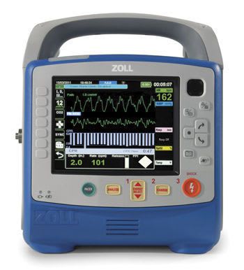 Semi-automatic external defibrillator / compact multi-parameter monitor / wireless X series ZOLL Medical Corporation