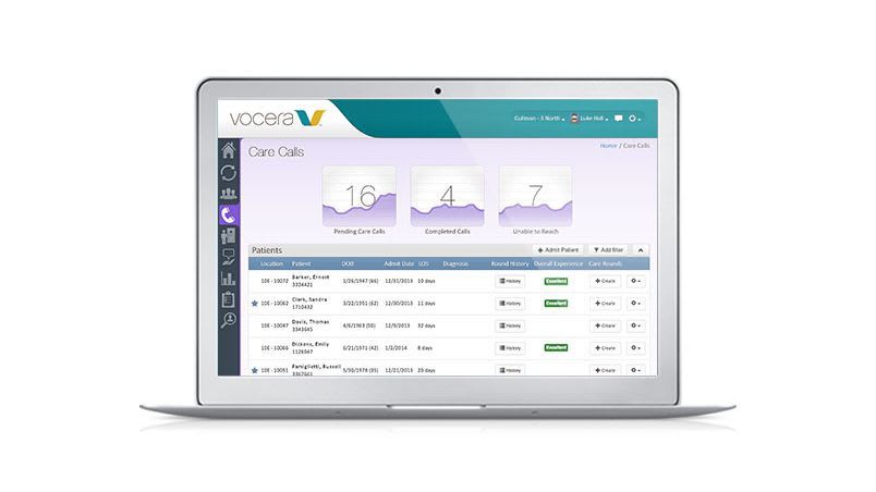 Communication software / management / medical Care Calls Vocera