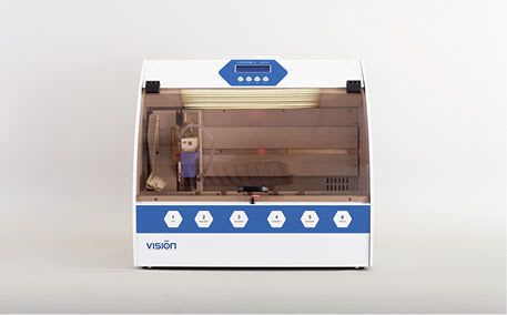 Staining automatic sample preparation system / for cytology / slide V-Chromer® II West Medica