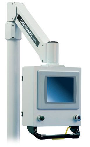 Medical monitor support arm / wall-mounted Operator Interface Strongarm