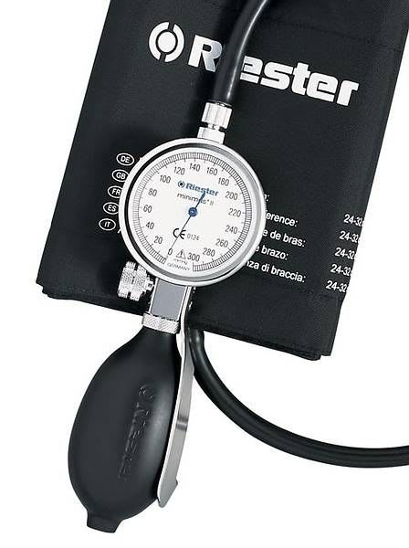 Hand-held sphygmomanometer 0 - 300 mmHg | minimus® II Rudolf Riester