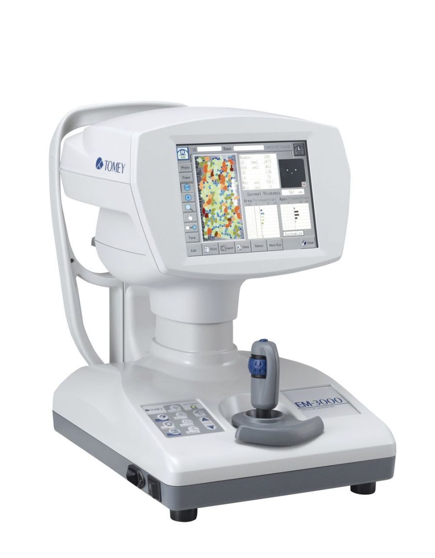 Pachymeter (ophthalmic examination) / specular microscope / non-contact pachymetry EM-3000 Tomey