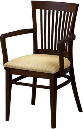 Chair with armrests W509A Wood Melissa Grand Rapids Chair