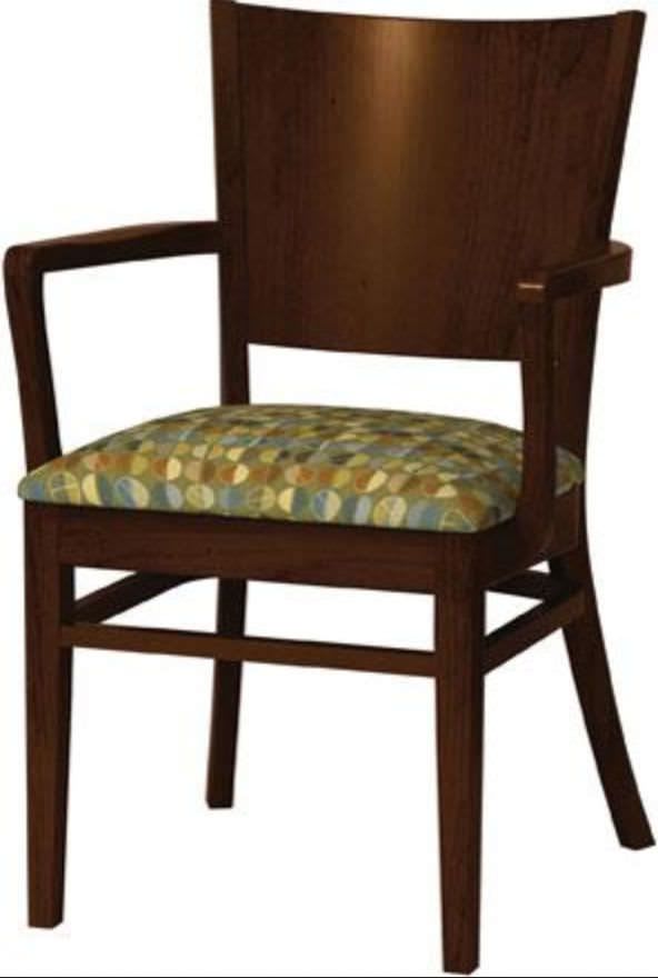 Chair with armrests W574A Wood Mama Melissa Grand Rapids Chair