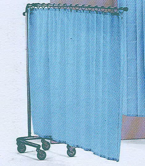Hospital screen / on casters / 1-panel 9AB1016 Favero Health Projects