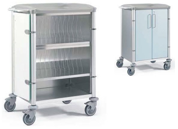 Storage trolley / with hinged door 9CA23 Favero Health Projects