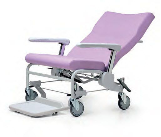 Medical sleeper chair / on casters / reclining / manual / bariatric MINOS 9NA0450M Favero Health Projects