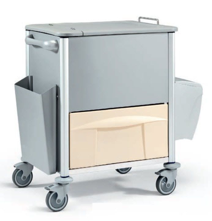 Medical record trolley / with drawer / horizontal-access 9CA25 Favero Health Projects