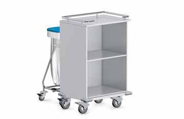 Service trolley / waste / linen / 1-bag 9CB0211, 9CB0221 Favero Health Projects