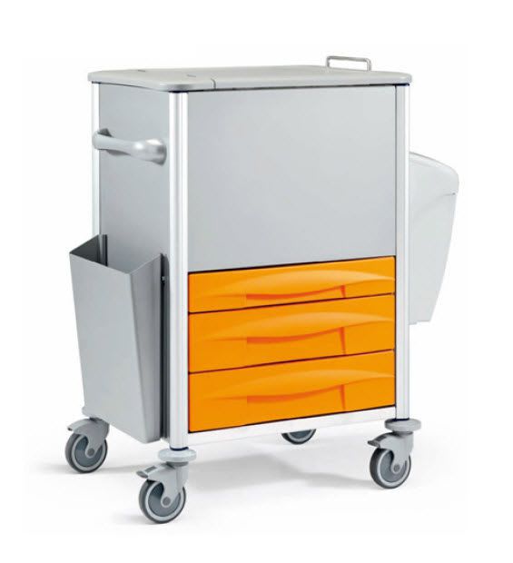 Medical record trolley / with drawer / horizontal-access 9CA24 Favero Health Projects