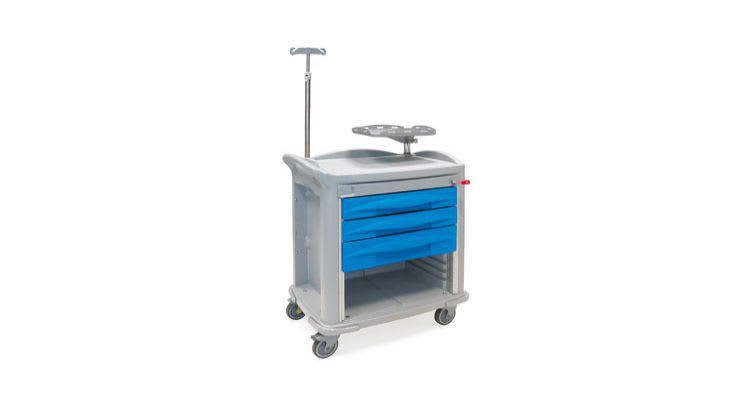 Emergency trolley / treatment / for defibrillators / with IV pole 9CL6021 Favero Health Projects