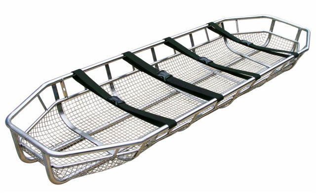 Basket stretcher / emergency / stainless steel / 1-section 350 kg | YXH-6C Zhangjiagang Xiehe Medical Apparatus & Instruments