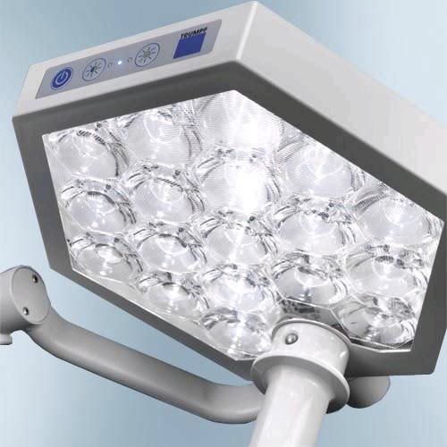 LED surgical light / ceiling-mounted / 1-arm 80 000 lux | TruLight 1000 TRUMPF Medizin Systeme