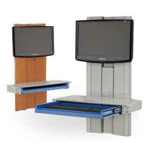 Medical computer workstation / wall-mounted Rubbermaid Medical Solutions