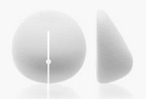 Breast cosmetic implant / anatomical / silicone Round Base Sientra