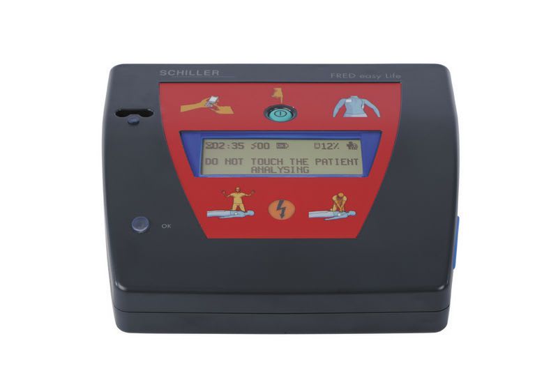 Automatic external defibrillator / with ECG monitor / public access / wireless FRED easy Life SCHILLER